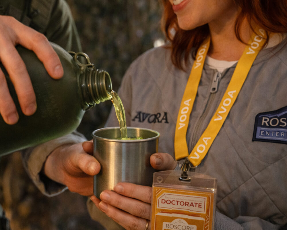 Avora Doctorate ticket image - for immersive cocktail experience entry.